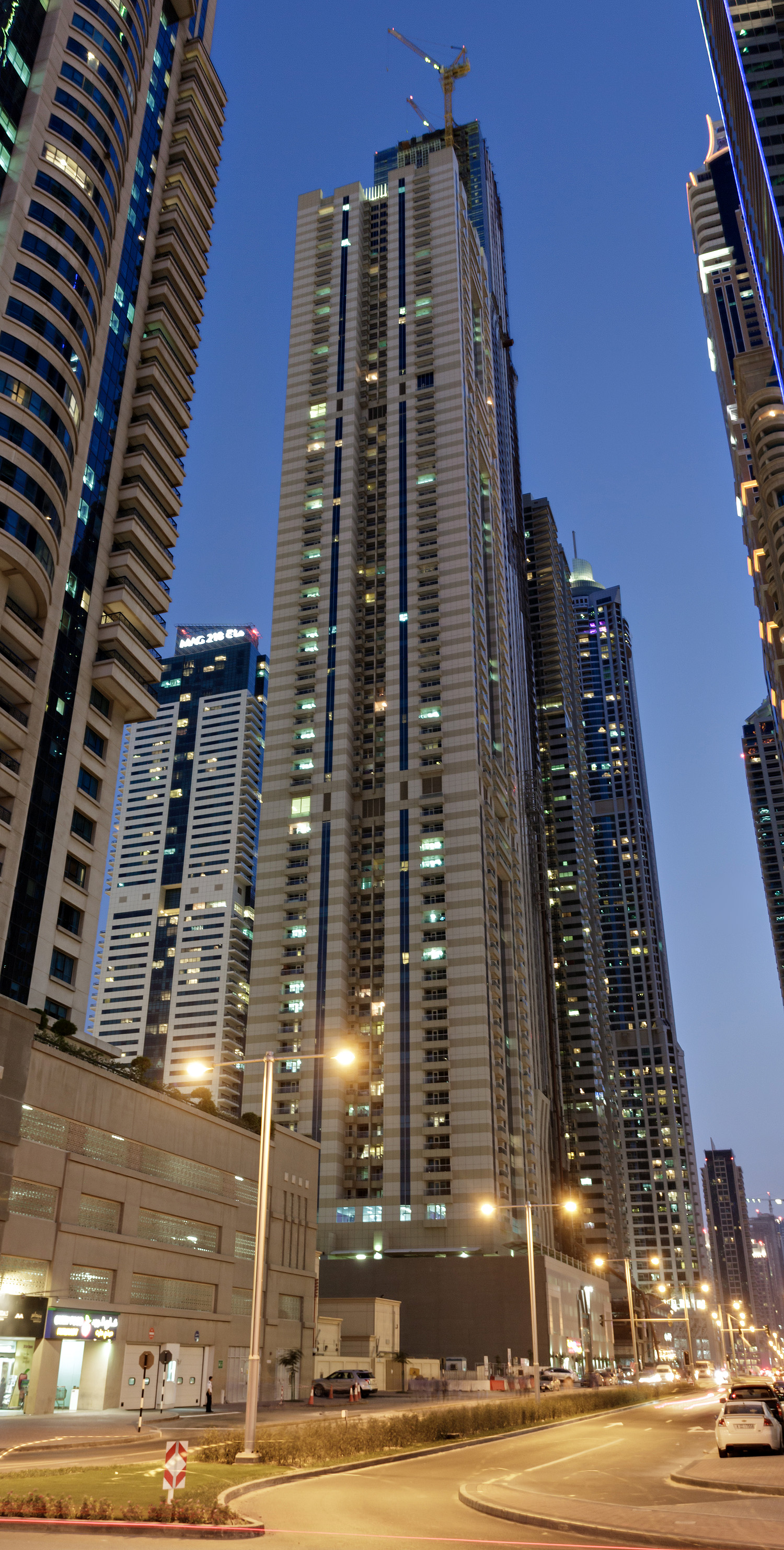 Sulafa Tower, Dubai - View from the north. © Mathias Beinling